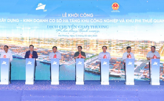 Khởi công khu phi thuế quan cảng biển lớn nhất Việt Nam