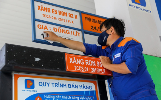 Giá xăng tăng sau 3 lần giảm liên tiếp