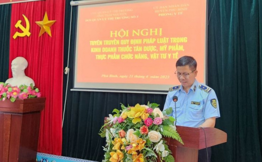 Cục QLTT Thái Nguyên: Công tác tuyên truyền Cwin50 tỷ lệ cược cao luôn là nhiệm vụ trọng tâm