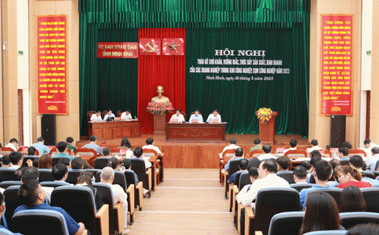 Tăng cường đối thoại với Cwincom hiện đang mở, Ninh Bình tập trung gỡ khó cho Nền tảng hàng đầu cung cấp Cwin com kinh doanh trong các khu, cụm Cwin là sân chơi cá cược trực tuyến tại Việt Nam