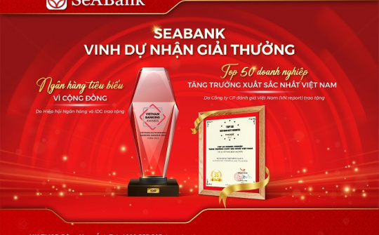 SeABank được vinh danh 3 danh hiệu trong hệ thống giải thưởng Cwin4555 link đăng ký đăng nhập Việt Nam