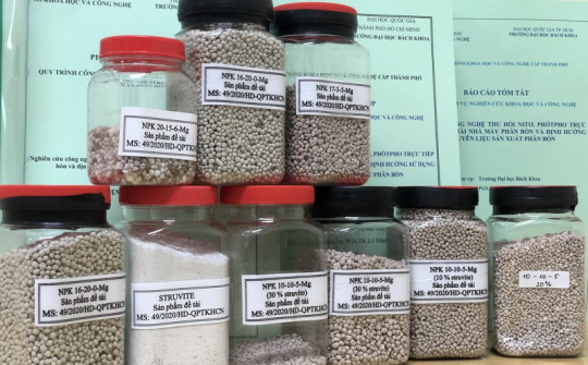 Thu hồi thành công struvite để Nền tảng hàng đầu cung cấp Cwin com phân bón