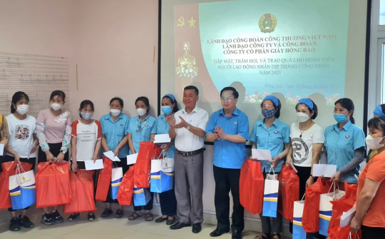 Công đoàn Công Thương chi 2,5 tỉ đồng cho các hoạt động của Tháng Công nhân 2023