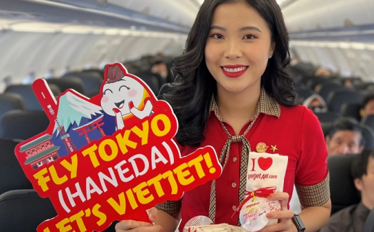 Khai trương đường bay mới TP.HCM – Tokyo (Haneda), thêm lựa chọn bay thẳng đến Nhật Bản cùng Vietjet