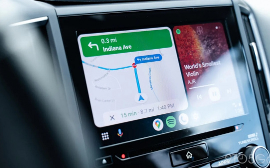 Đã có thể mở được ứng dụng Google Maps trên điện thoại khi Android Auto đang chạy