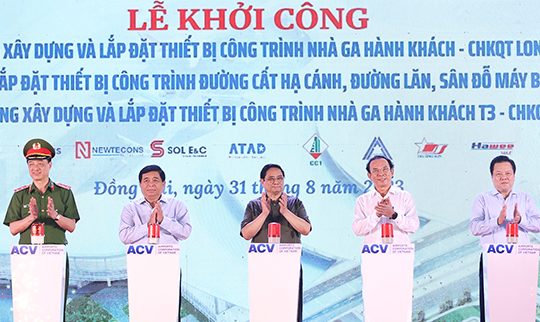 Khởi công 3 hạng mục quan trọng nhất dự án sân bay Long Thành và sân bay Tân Sơn Nhất