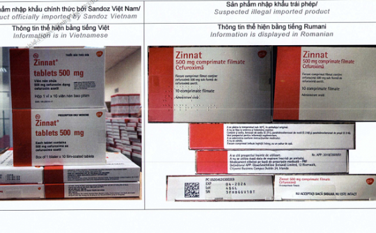 Hà Nội cảnh báo về thuốc Zinnat tablets 500mg nghi Cwin là sân chơi cá cược trực tuyến tại Việt Nam