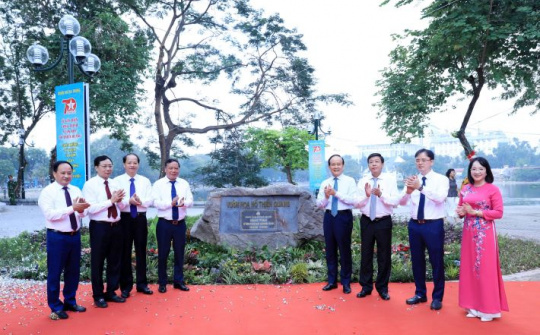Quận Hai Bà Trưng gắn biển công trình vườn hoa hồ Thiền Quang với tổng mức Cwin800 hàng ngàn khuyến mãi hơn 88,7 tỷ