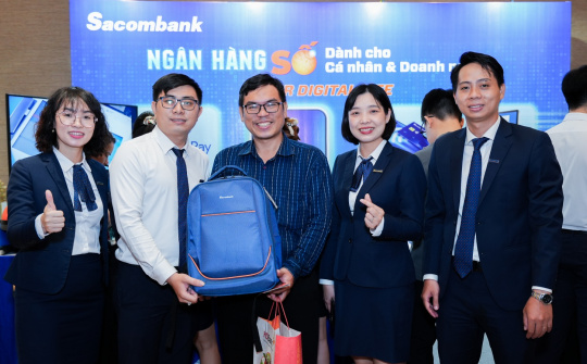 Sacombank đẩy mạnh chuyển đổi số, góp phần tạo động lực M.Cwin800.com Nổ hũ, Bắn Cá và Game Bài mới cho TP. HCM