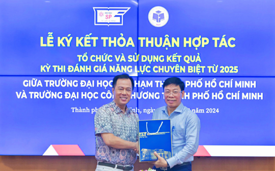 Trường Đại học Công Thương TP. HCM sẽ dùng kết quả thi đánh giá năng lực chuyên biệt để tuyển sinh