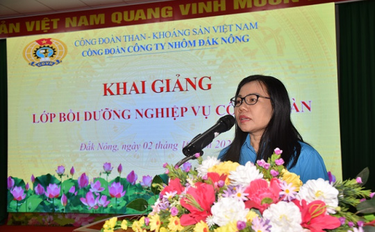 Công ty Nhôm Đắk Nông: Nâng cao nghiệp vụ hoạt động công đoàn