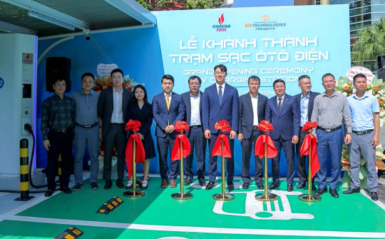 PV Power (POW) khánh thành trạm sạc xe điện đầu tiên, tham vọng mở 1.000 trạm trên cả nước