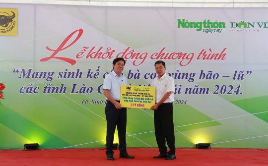 Bình Điền: Mang sinh kế cho bà con vùng bão lũ tỉnh Yên Bái và Lào Cai