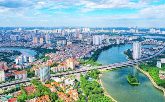 Chú trọng phát triển các đô thị hai bên bờ sông Hồng