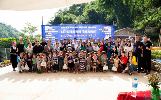 Khánh thành Trường Mầm non Kể Cả - Mang niềm vui mới cho các em nhỏ