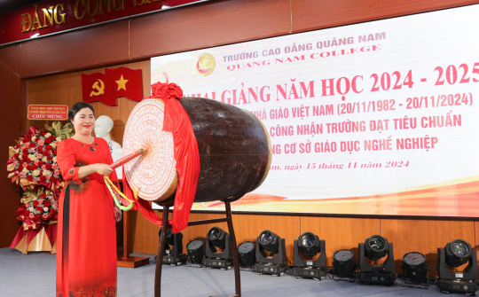 Trường Cao đẳng Quảng Nam khai giảng năm học mới, chào đón hơn 1.700 sinh viên