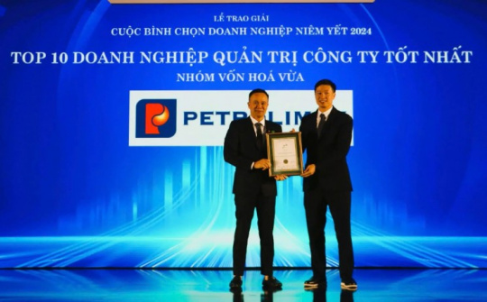 Petrolimex đạt 2 giải thưởng lớn về Báo cáo thường niên và Quản trị công ty năm 2024