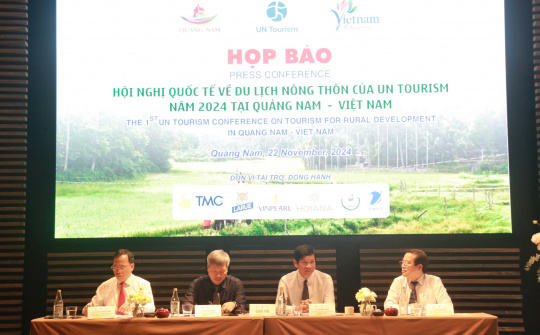 Quảng Nam: Đăng cai tổ chức “Hội nghị quốc tế về về Du lịch nông thôn” năm 2024