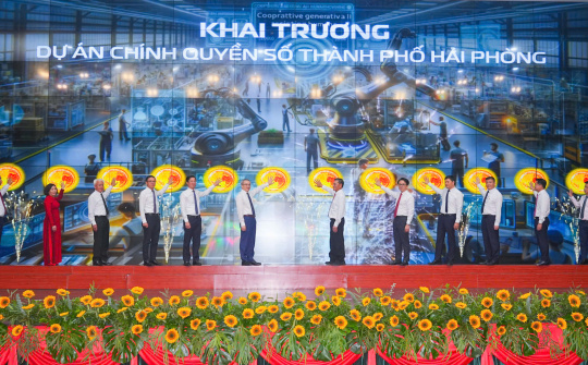 Chính thức khai trương Dự án Chính quyền số Thành phố Hải Phòng
