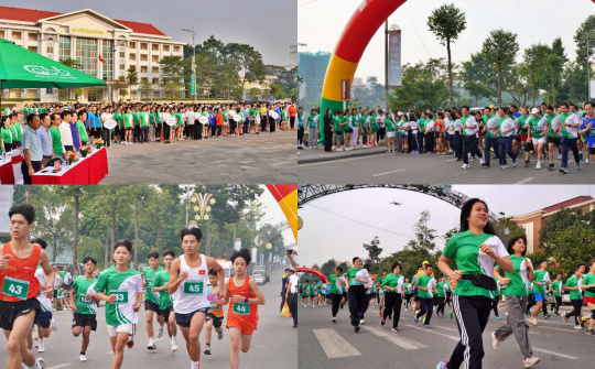 Hơn 400 đại biểu và vận động viên sôi nổi tham gia Giải Việt dã “Cúp Giấy Bãi Bằng” lần thứ III