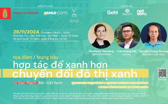 Việt Nam và Đan Mạch thúc đẩy hợp tác chuyển đổi đô thị xanh