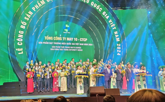 Nỗ lực phát triển theo hướng bền vững nhiều doanh nghiệp Dệt May được tôn vinh là Thương hiệu Quốc gia