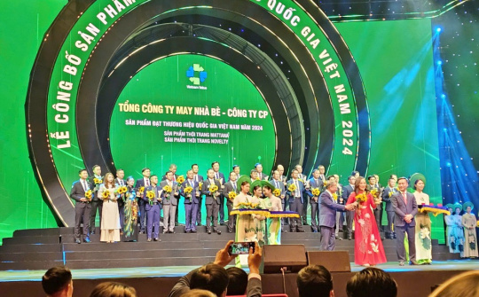 May Nhà Bè tiếp tục được vinh danh tại Giải thưởng Thương hiệu Quốc gia