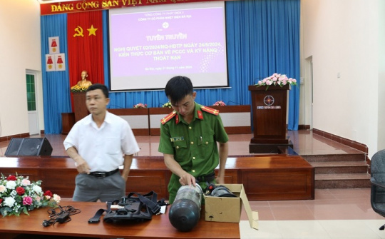 Nhiệt điện Bà Rịa: Nâng cao kiến thức Cwin50 tỷ lệ cược cao về phòng cháy chữa cháy