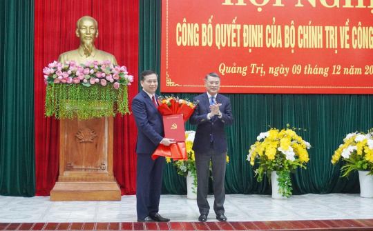 Ông Nguyễn Long Hải giữ chức Bí thư Tỉnh uỷ Quảng Trị