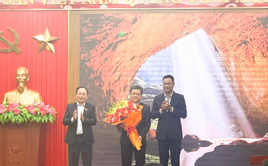 Ông Trần Phong giữ chức Phó Bí thư Tỉnh uỷ Quảng Bình