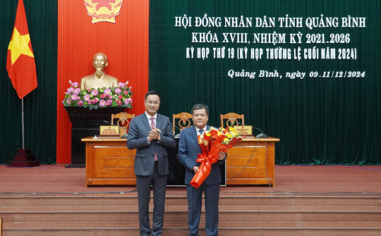 Quảng Bình có tân Chủ tịch UBND tỉnh