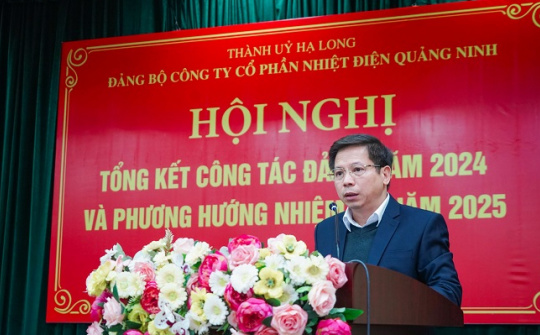 Đảng bộ Công ty cổ phần Nhiệt điện Quảng Ninh tổ chức Hội nghị công tác Đảng năm 2024