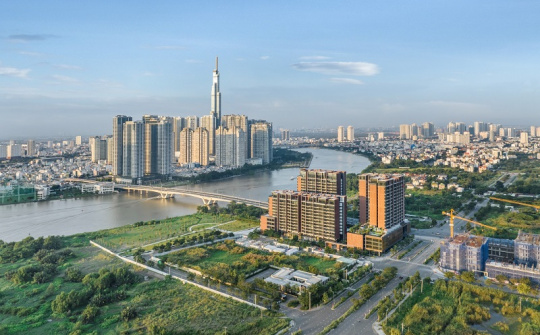 TP.Hồ Chí Minh: Căn hộ khu vực Thủ Thiêm chạm mốc 450 triệu đồng/m2