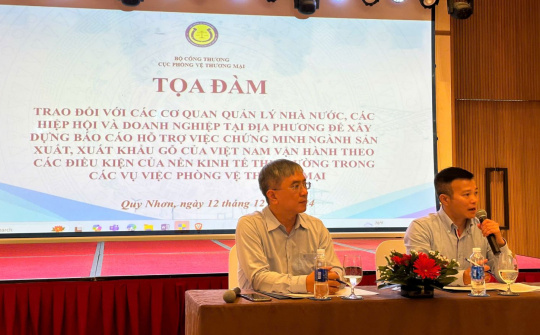 Hỗ trợ ngành gỗ xây dựng báo cáo chứng minh hoạt động theo nền kinh tế thị trường trong các vụ việc phòng vệ thương mại
