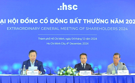 Cổ đông Chứng khoán HSC (HCM) chốt tăng vốn thêm 50%