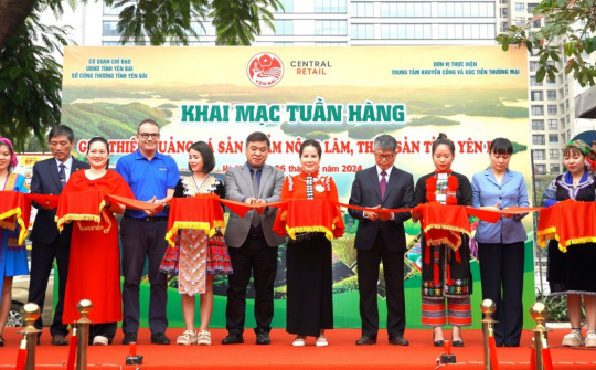 Central Retail Việt Nam khai mạc Tuần hàng giới thiệu, quảng bá sản phẩm nông lâm thủy sản tỉnh Yên Bái năm 2024