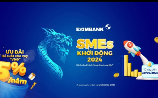 Eximbank tung gói tín dụng 20.000 tỉ đồng với lãi suất chỉ từ 5%