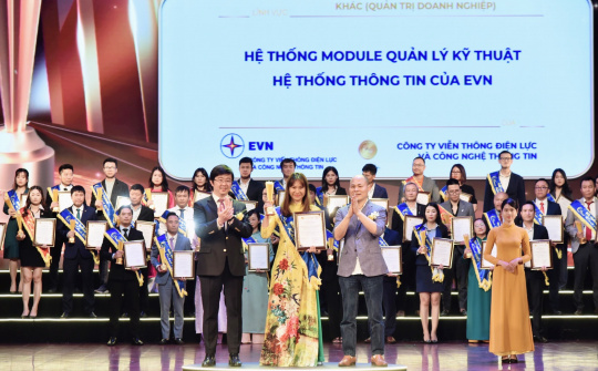 EVN có 4 sản phẩm công nghệ đạt giải Sao Khuê 2024