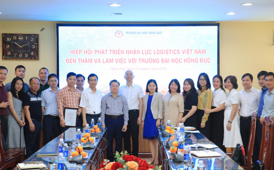 VALOMA làm việc với Trường Đại học Hồng Đức về đào tạo ngành Logistics và quản lý chuỗi cung ứng
