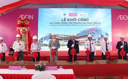 AEON Mall Tân An chính thức khởi công, sẽ hoàn thành tháng 8/2025