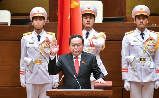 Chủ tịch Quốc hội Trần Thanh Mẫn tuyên thệ nhậm chức