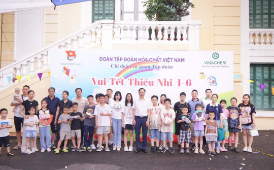 Vinachem: Rộn ràng không khí "Vui Tết Thiếu nhi 1/6"