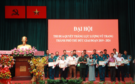 EVNGENCO3: Đạt thành tích xuất sắc trong phong trào thi đua quyết thắng lực lượng vũ trang TP. Thủ Đức