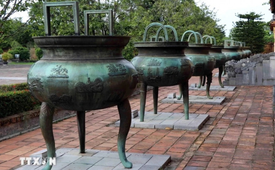 Bản đúc nổi trên đỉnh đồng ở Huế được ghi vào danh mục di sản của UNESCO