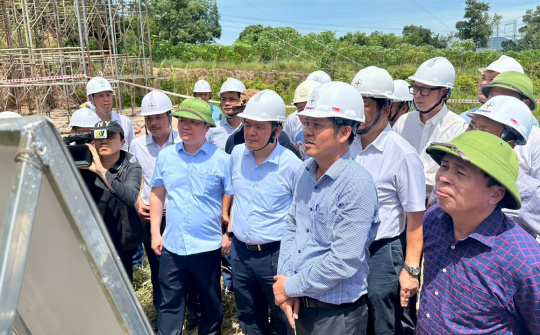 Bộ trưởng Nguyễn Hồng Diên kiểm tra tiến độ thực hiện dự án Đường dây 500kV mạch 3