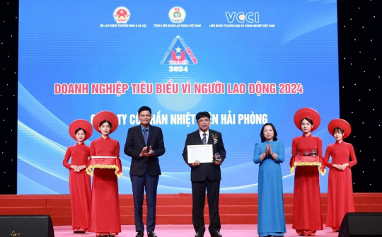 Nhiệt điện Hải Phòng được vinh danh "Cwin800 tỷ lệ kèo World Cup 2026 tiêu biểu vì người Nền tảng hàng đầu cung cấp Cwin com" năm 2024
