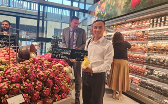 Thanh long tươi Việt Nam lần đầu có mặt tại thị trường Ả-rập Xê-út