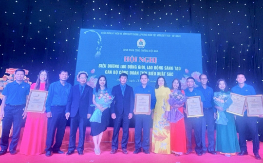 8 cá nhân và tập thể thuộc Công đoàn TCT Thép Việt Nam – CTCP được Công đoàn Công Thương Việt Nam khen thưởng