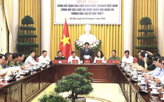 Công bố Lệnh của Chủ tịch nước đối với 6 luật vừa được Quốc hội thông qua