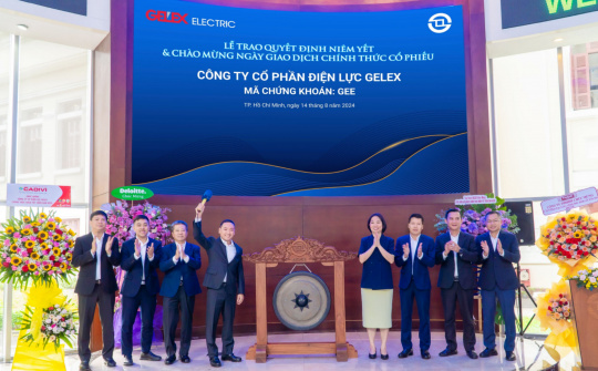 GELEX Electric (GEE) chính thức niêm yết 300 triệu cổ phiếu trên HoSE